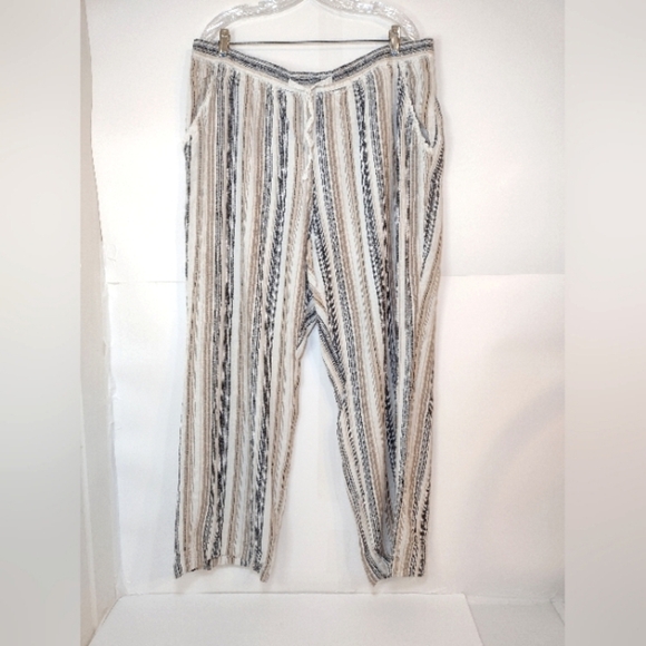 Maurices Women's Plus Linen Blend Pants Size (2) - Picture 2 of 14